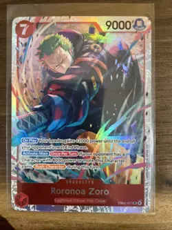 One Piece Roronoa Zoro EB04-007 SR ENGLISH OP15 - Image 1