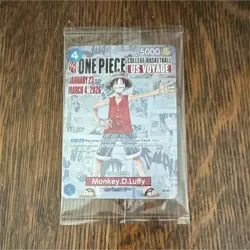 Bandai Namco Monkey D. Luffy Promo Card P-055 One Piece CCG US Voyage - Image 1