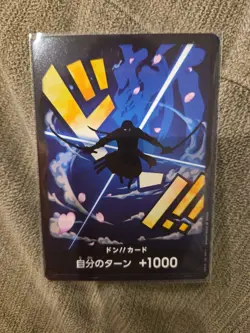 DON !! Card (Roronoa Zoro) ONE PIECE Card The Best PRB-01 Japanese - Image 1