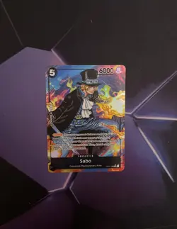 One Piece: Kingdoms of Intrigue OP04-083 Sabo (Alternate Art / Parallel) - M/NM - Image 1