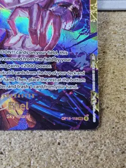 One Piece | Enel | OP15-118 | Secret Rare (SEC) | NM Adventure on Kami’s Island - Image 5