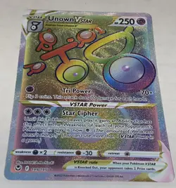 Unown VSTAR (Secret) 199/195 Swsh12: Sword & Shield - Silver Tempest Holo - Image 1