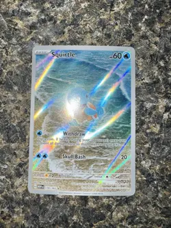 Pokemon Squirtle 170/165 Scarlet & Violet 151 Illustration Rare Holo - Image 3