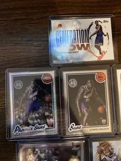 2025-26 Topps Basketball Khaman Maluach 6 Card Rookie Lot chrome, base & Insert - Image 2