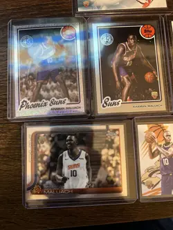 2025-26 Topps Basketball Khaman Maluach 6 Card Rookie Lot chrome, base & Insert - Image 5