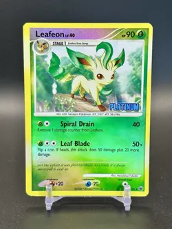 Pokemon TCG Leafeon Majestic Dawn 24/100 Reverse Holo Platinum - Image 1