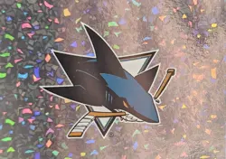 25-26 Topps Stickers San Jose Sharks Foil Team Logo - Image 1