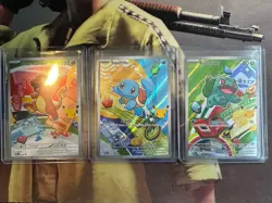 Pokemon TCG First Partner Illustration Collection Series 1 Kanto GEN 1 Starters - Image 1