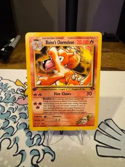 Pokemon Card Blaine's Charmeleon 1st Edition Uncommon Gym Challenge 31/132 - Image 2