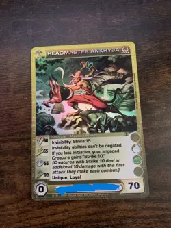 Chaotic Headmaster Ankhyja Ultra Rare max wisdom Mipedian - Image 1