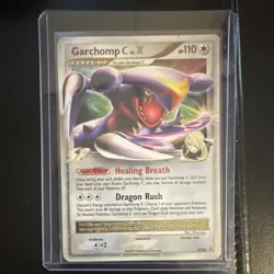 Pokemon Garchomp C LV.X Diamond and Pearl DP46 Holo Promo 110 HP English Card - Image 1