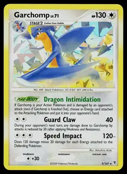 Pokemon Card Deck Exclusives Garchomp 5/147 Cracked Ice Holo Rare - Image 1