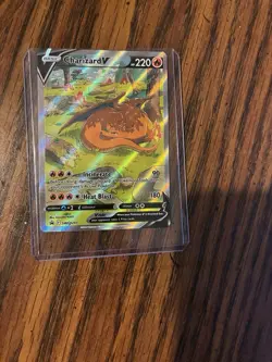 Pokemon Charizard V SWSH260 Promo Holo Sword & Shield SWSH Card 220 HP - Image 1