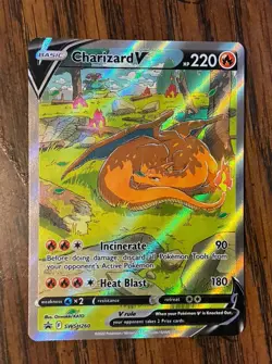 Pokemon Charizard V SWSH260 Promo Holo Sword & Shield SWSH Card 220 HP - Image 3