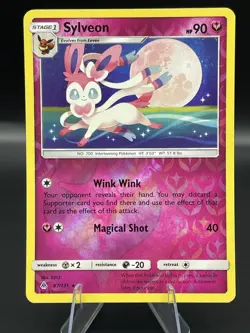 (NM) Sylveon 87/131 Reverse Holo Forbidden Light Pokemon TCG Card 327a-3 - Image 1