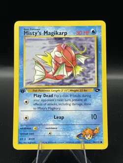 (NM) Misty's Magikarp 88/132 Common 1st ed Gym Challenge Pokemon Card 330a-111 - Image 1