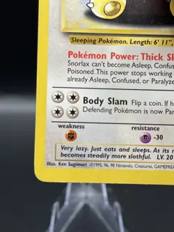 (MP) Snorlax Base 2 30/130 Rare Pokemon TCG Card 330a-70 - Image 4