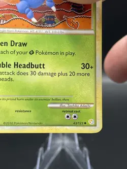 (NM) Heracross 43/123 Uncommon Heart Gold Soul Silver Pokemon TCG Card 330a-80 - Image 5