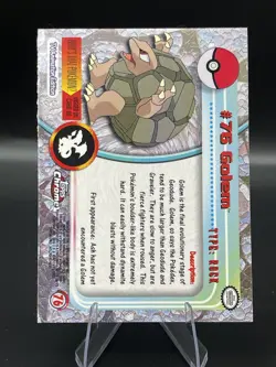 (NM) Golem 2000 Topps Chrome #76 Pokemon Card 330a-13 - Image 3