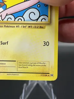 (NM) Surfing Pikachu 111/108 XY Evolutions Rare Pokemon TCG Card 330a-33 - Image 5
