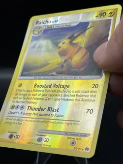 (LP) Raichu Reverse Holo 77/99 Rare Pokemon Arceus TCG Card 330a-66 - Image 3