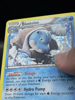 (MP) Blastoise 16/101 Rare Plasma Blast Cosmo Holo Pokemon TCG Card 330a-83 - Image 4