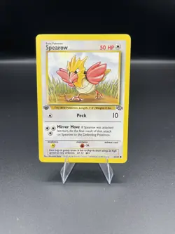 (NM) Spearow 1st ed Jungle Pokemon TCG Card 62/64 Common WOTC a2 - Image 1