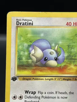 (MP) Dratini 1st ed Rocket 53/82 Team Rocket Pokemon TCG Card 327a-35 - Image 2