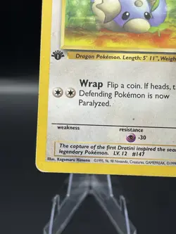 (MP) Dratini 1st ed Rocket 53/82 Team Rocket Pokemon TCG Card 327a-35 - Image 3