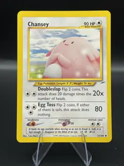 (LP) Chansey 31/105 Neo Destiny Uncommon Pokemon TCG Card 330a-51 - Image 1