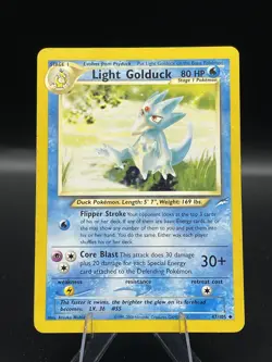 (LP) Light Golduck 47/105 Uncommon Neo Destiny Pokemon TCG Card 330a-81 - Image 1