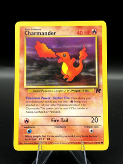 (NM) Charmander 50/82 Common Team Rocket Pokemon TCG Card 330a-96-97 - Image 3