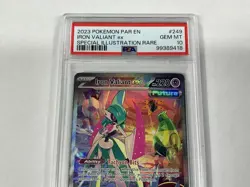 PSA 10 Iron Valiant EX 249/182 Paradox Rift SIR Holo Pokemon Card - Gem Mint - Image 4
