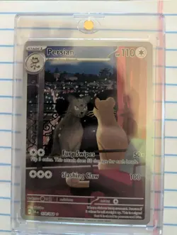 Persian 078/064 Shrouded Fable Illustration Rare Pokemon Card NM English - Image 1