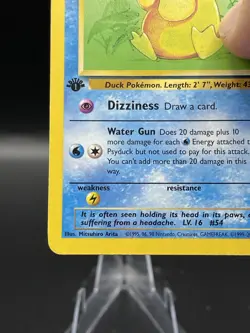 (NM) Psyduck 1st ed 65/82 Team Rocket Pokemon TCG Card 330a-122 - Image 4