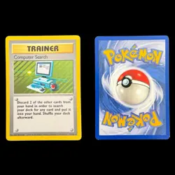 Pokemon TCG Computer Search 71/102 Base Set Regular Rare Unlimited WOTC Vintage - Image 1