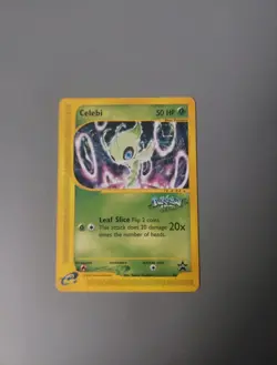 Pokemon Vintage Wizards Black Star Movie Promo Celebi #50 -Pokemon 4 Ever -2002 - Image 1