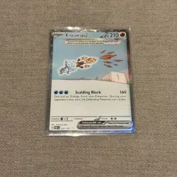 Pokemon TCG Eiscue EX 222/197 SV Obsidian Flames Sir Near Mint - Image 1