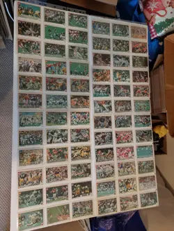 1983 Fleer Team NFL Action Trading card Set (88) VG - Excellent - Image 1