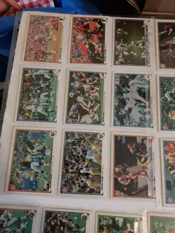 1983 Fleer Team NFL Action Trading card Set (88) VG - Excellent - Image 2