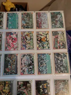 1983 Fleer Team NFL Action Trading card Set (88) VG - Excellent - Image 5