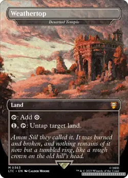 Weathertop - Deserted Temple [LTC - 363] - NM [Normal] TCG MTG - Image 1