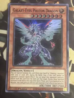 Yugioh: Galaxy-Eyes Photon Dragon - LDS2-EN047 Ultra Rare Purple 1st Edition NM - Image 1