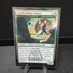 Earthbending Student Foil Avatar The Last Airbender MTG LP - Image 1