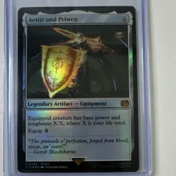 Wizards MTG Aettir and Priwen FFXIV Legendary Artifact Foil 0253 Banys - Image 1
