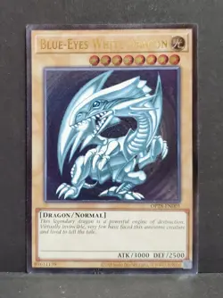 YuGiOh BLUE EYES WHITE DRAGON OP28-EN001 Promo New - Image 1
