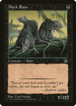 Muck Rats Portal Second Age MTG NM - Image 1