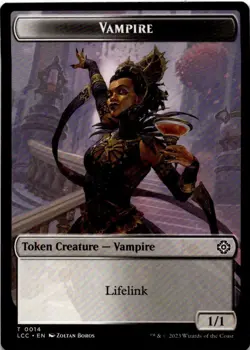 Vampire (0014) // Vampire Demon Double-Sided Token [LCC - 14 // 15] - Image 1