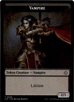 Vampire (0006) // Vampire Demon Double-Sided Token [LCC - 6 // 15] - Image 1