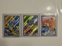 Pokemon First Partner Illustration Collection Series 1 Promos Set 3 Cards Kanto - Image 1